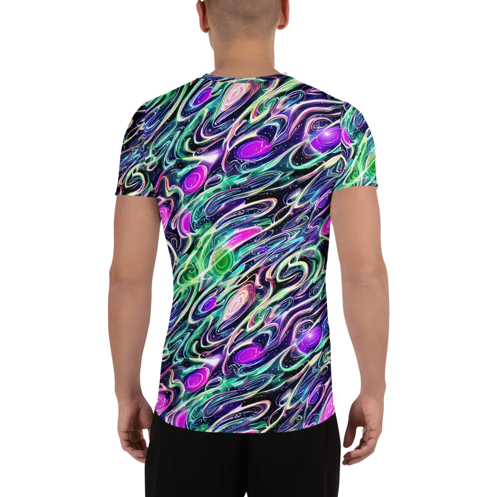 Infinite Afterglow on Men's Athletic T-Shirt — Back