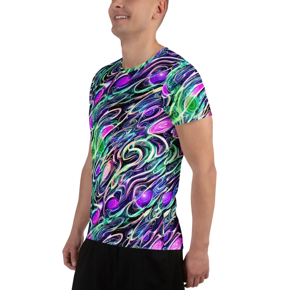 Infinite Afterglow on Men's Athletic T-Shirt — Left