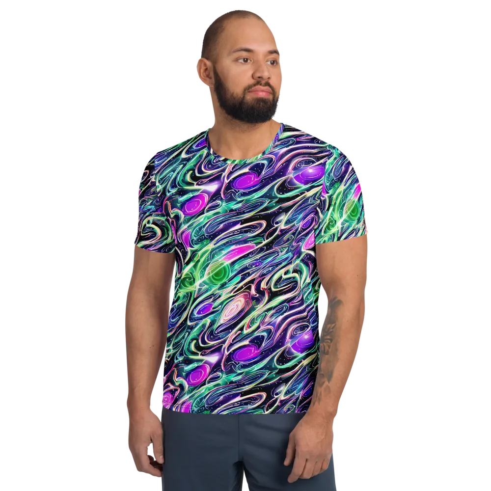 Infinite Afterglow on Men's Athletic T-Shirt — Front