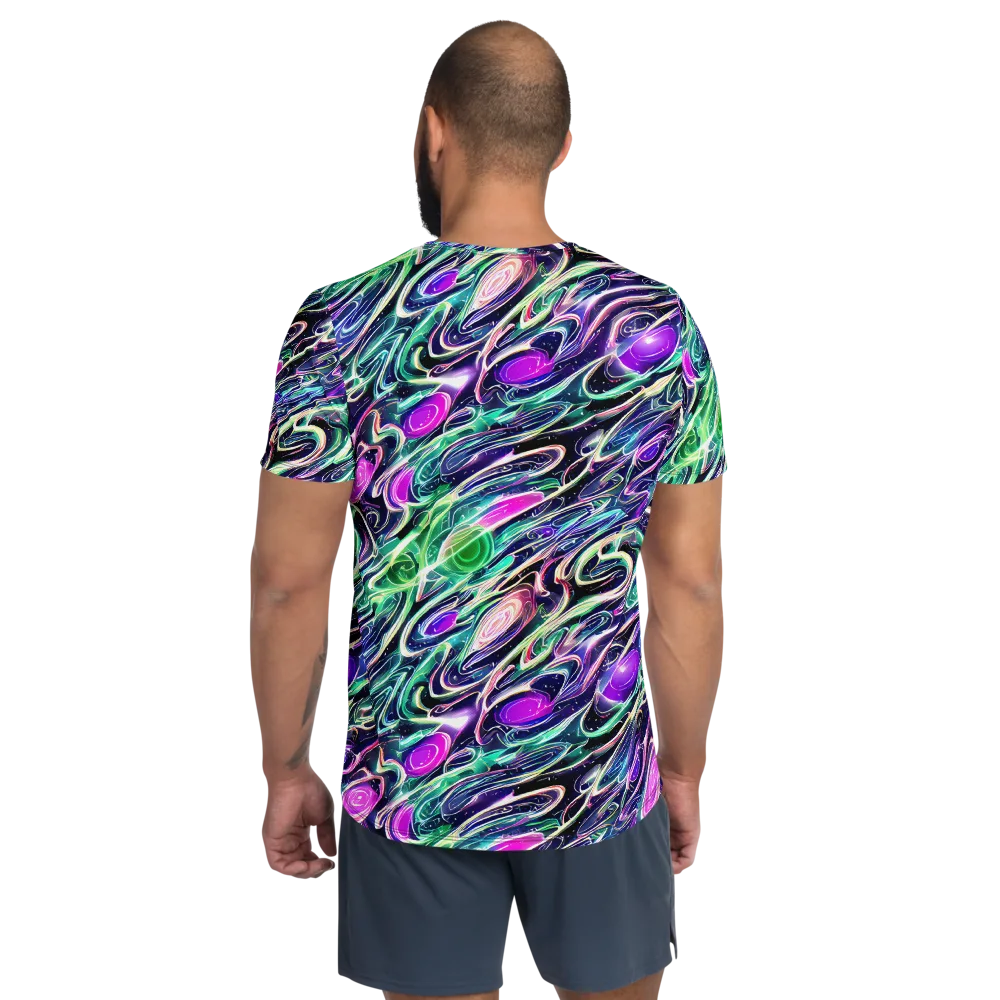 Infinite Afterglow on Men's Athletic T-Shirt — Back