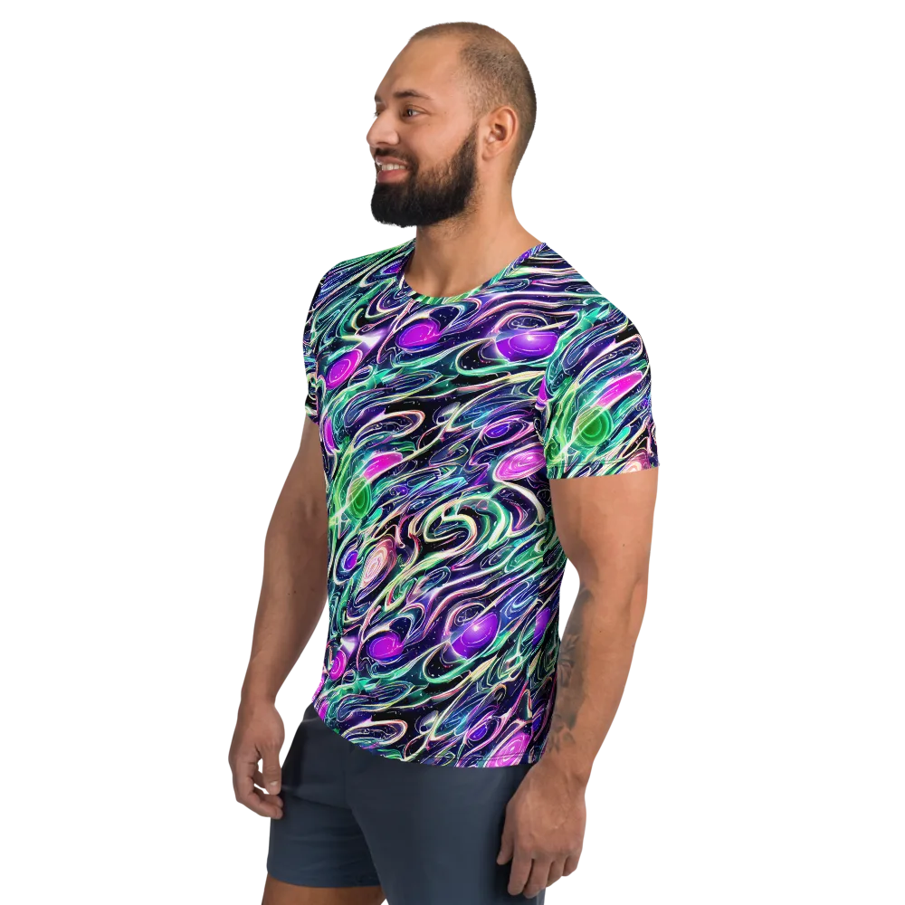 Infinite Afterglow on Men's Athletic T-Shirt — Left