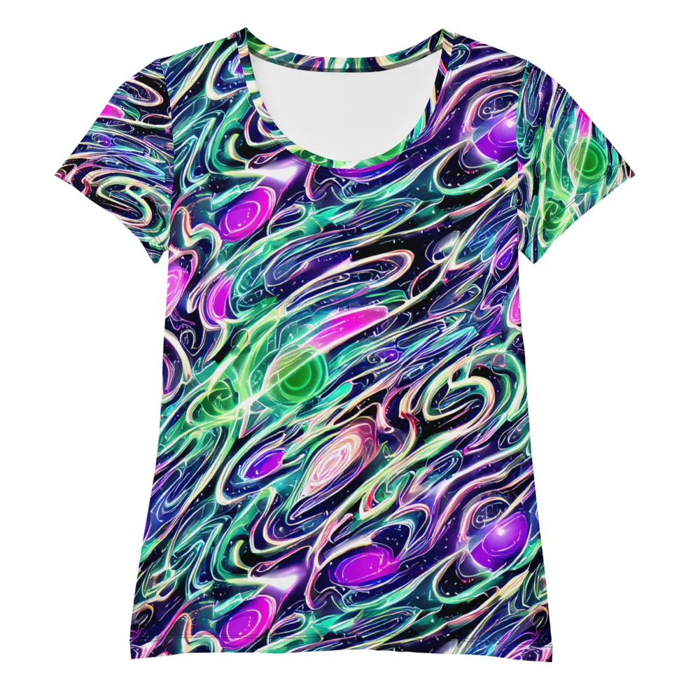 Infinite Afterglow on Women's Athletic T-Shirt — Front