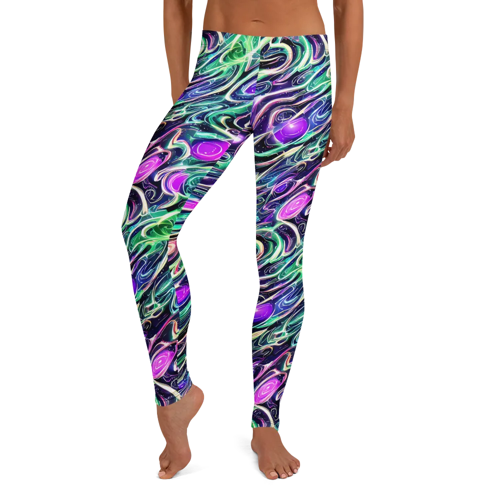 Infinite Afterglow on Leggings — Front