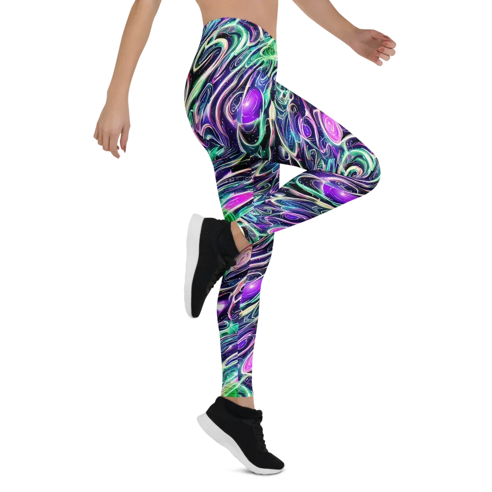 Infinite Afterglow on Leggings — Right