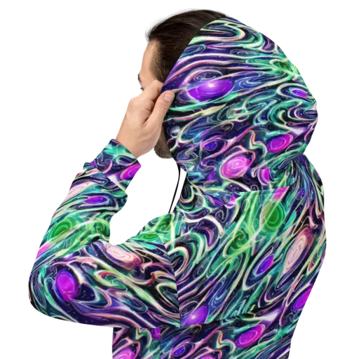 Infinite Afterglow on a Hoodie