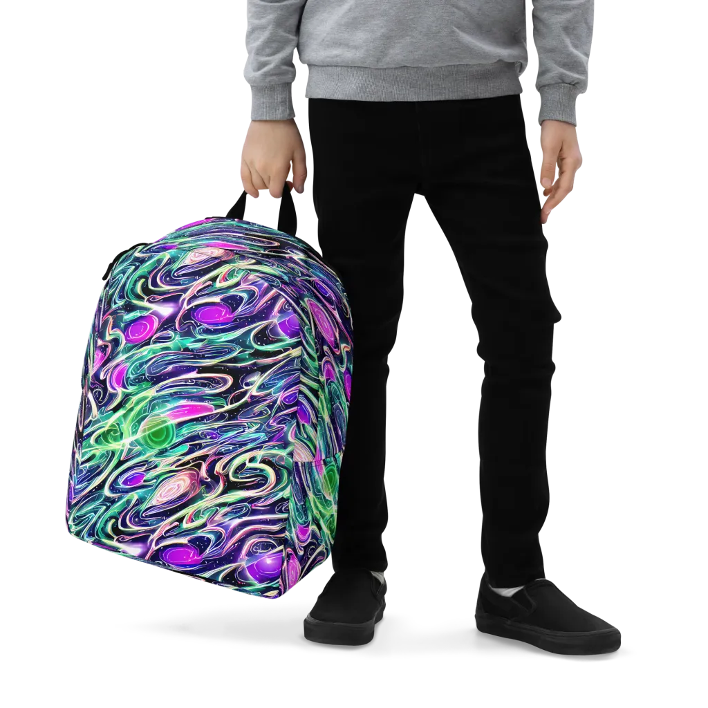 Infinite Afterglow on Minimalist Backpack — Zoomed-in