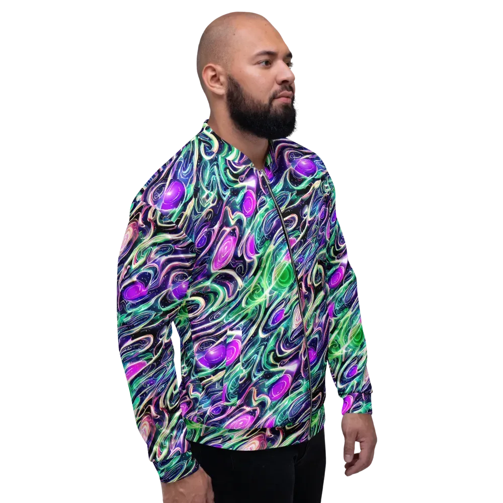 Infinite Afterglow on Bomber Jacket — Right