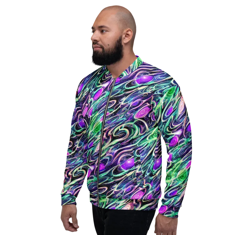 Infinite Afterglow on Bomber Jacket — Left
