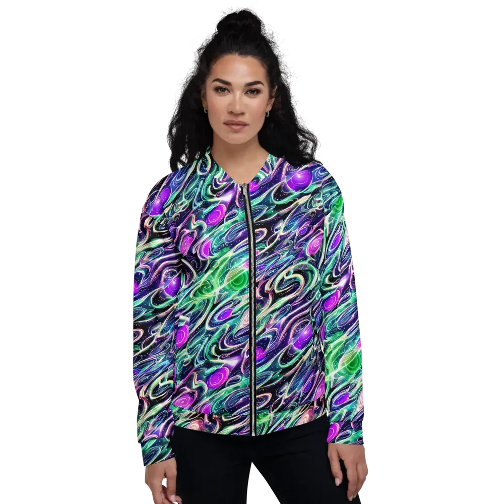 Infinite Afterglow on Bomber Jacket — Front
