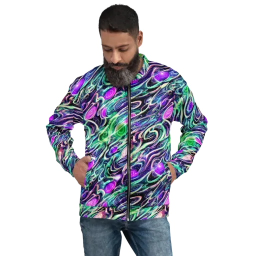 Infinite Afterglow on a Bomber Jacket