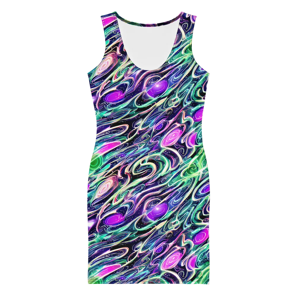 Infinite Afterglow on Bodycon Dress — Front