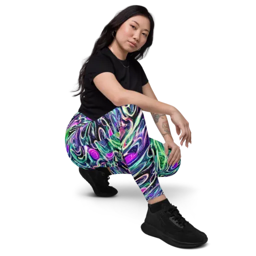 Infinite Afterglow on a Leggings with Pockets