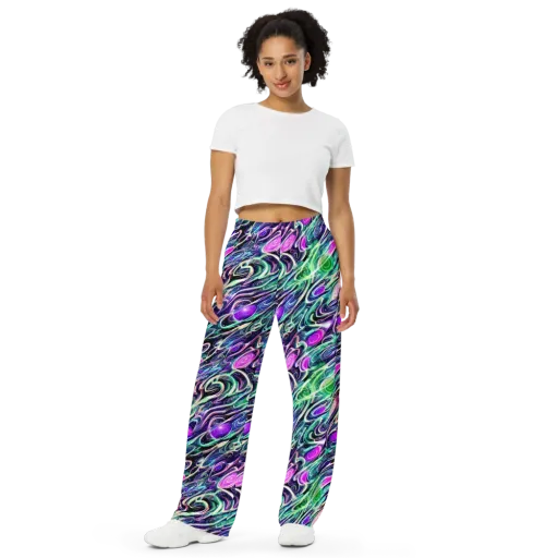 Infinite Afterglow on a Wide-Leg Pants