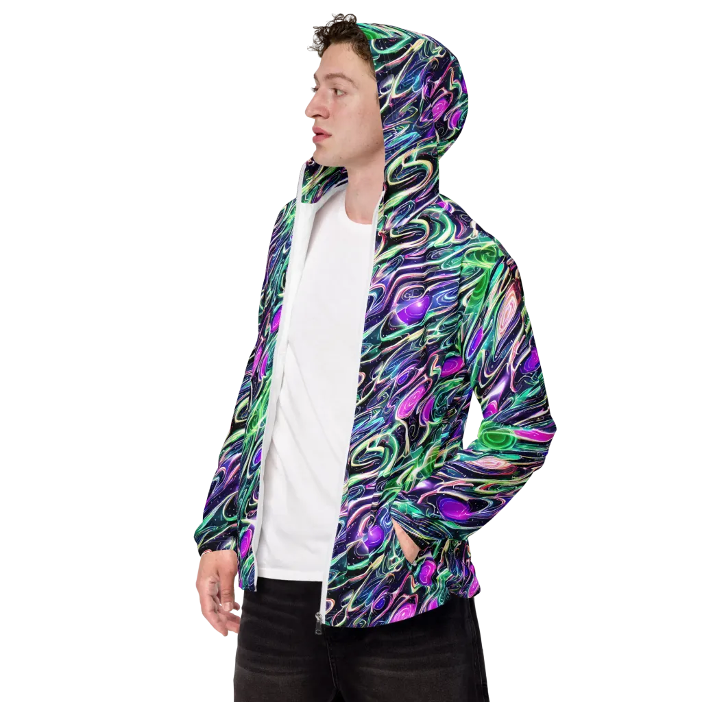Infinite Afterglow on Men's Windbreaker — Left Front