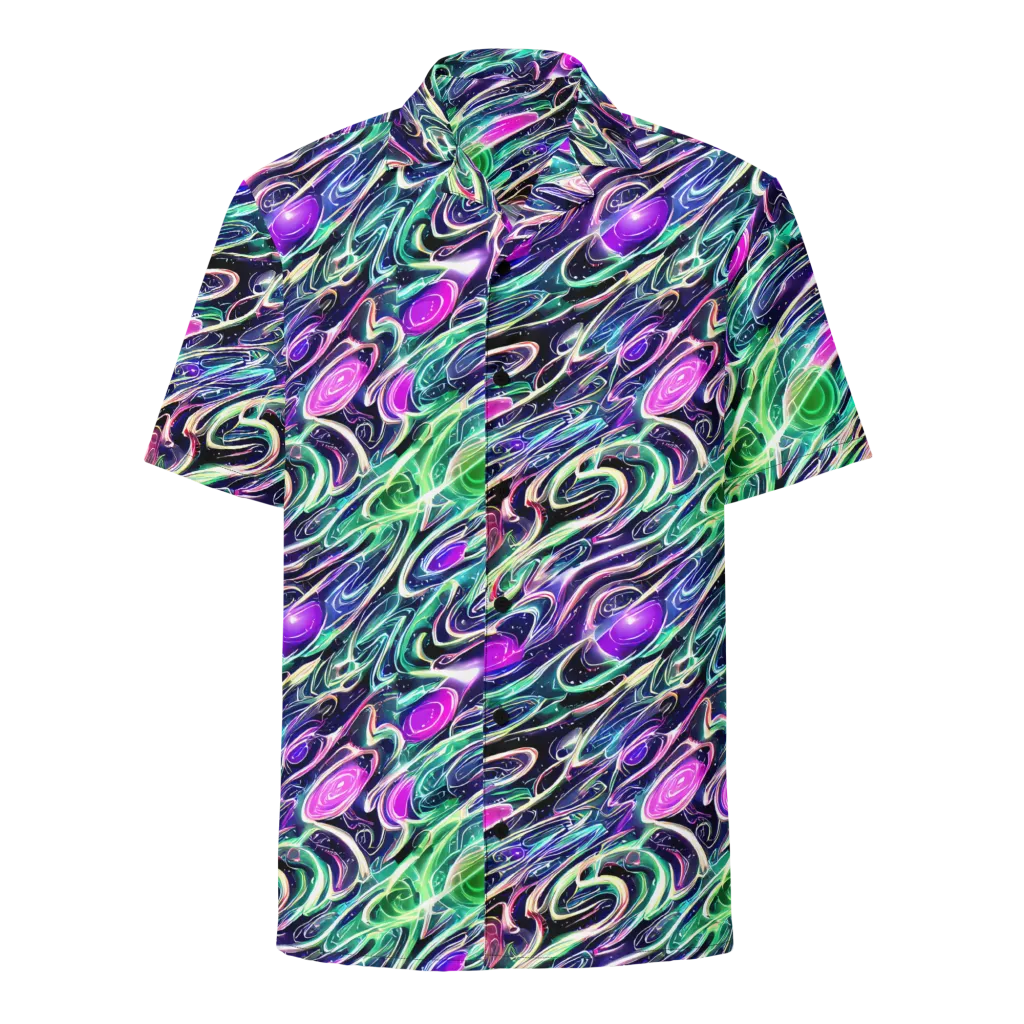 Infinite Afterglow on Button Shirt — Front