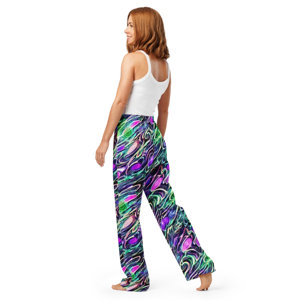 Infinite Afterglow on Women's Pajama Pants — Back