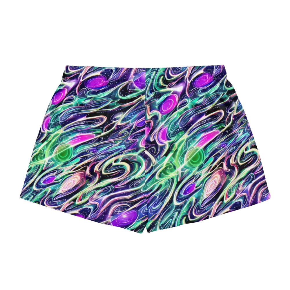 Infinite Afterglow on Women's Pajama Shorts — Back