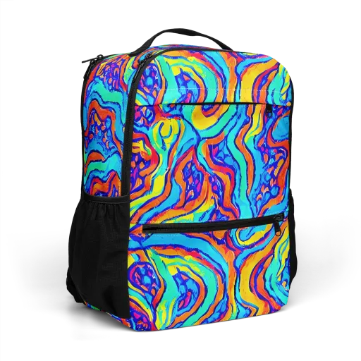 Tangerine Tempest on a Utility Backpack