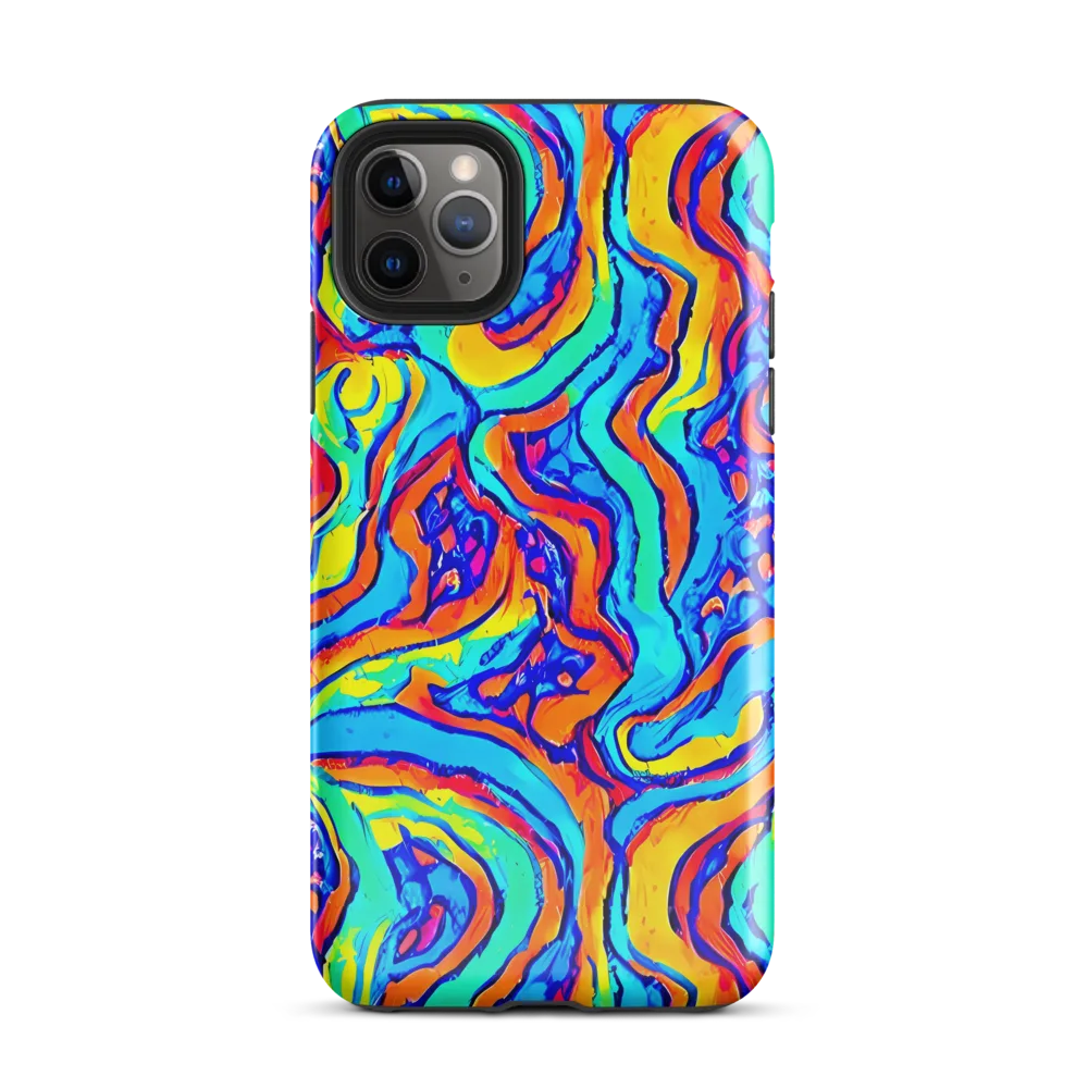 Tangerine Tempest on Tough Case for iPhone® — Front