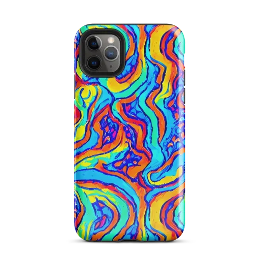 Tangerine Tempest on a Tough Case for iPhone®
