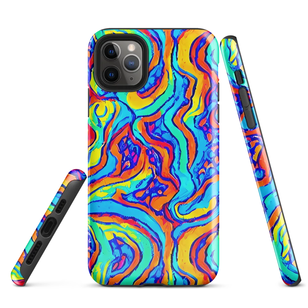 Tangerine Tempest on Tough Case for iPhone® — Front