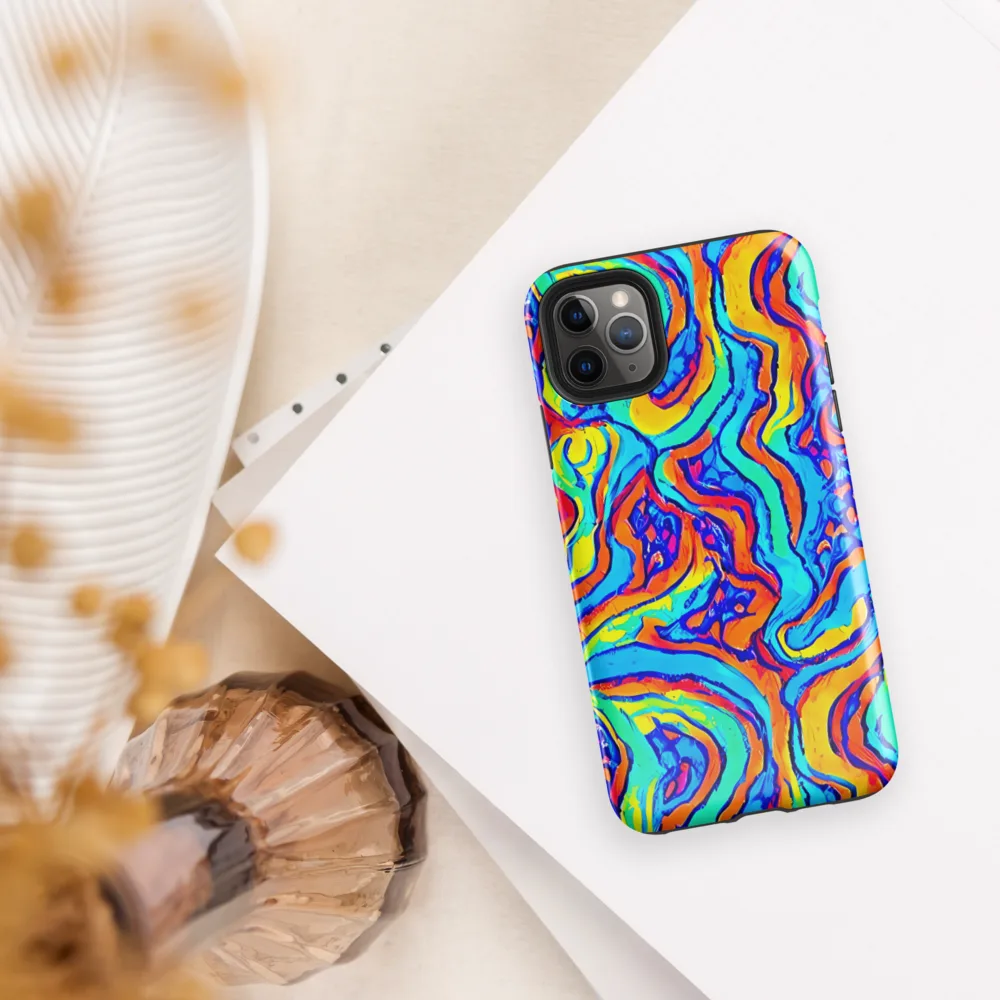 Tangerine Tempest on Tough Case for iPhone® — Front