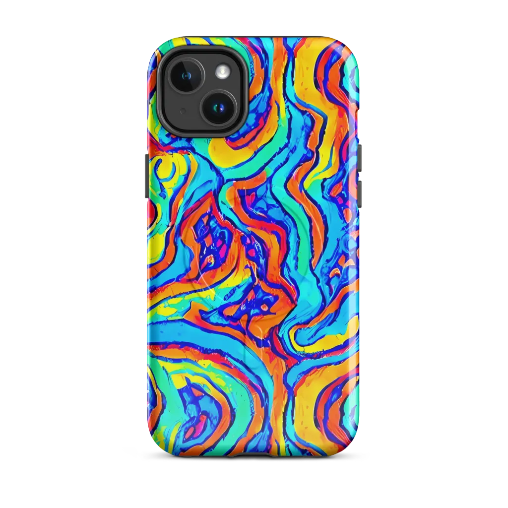 Tangerine Tempest on MagSafe Tough Case for iPhone® — Front