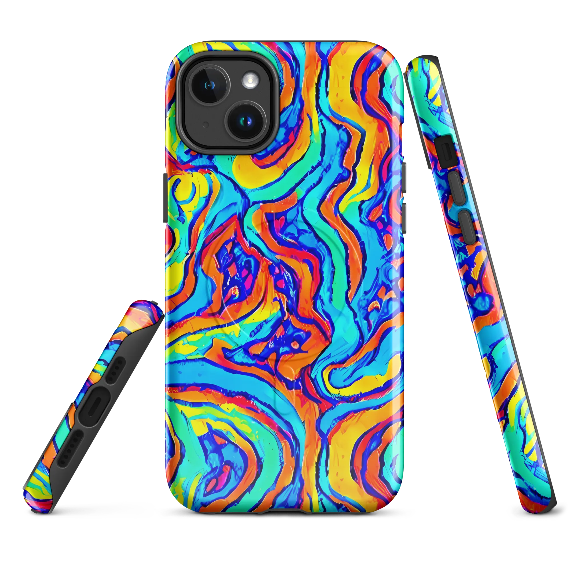 Tangerine Tempest on MagSafe Tough Case for iPhone® — Front