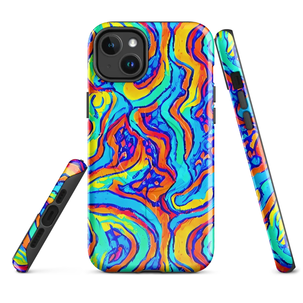 Tangerine Tempest on MagSafe Tough Case for iPhone® — Front
