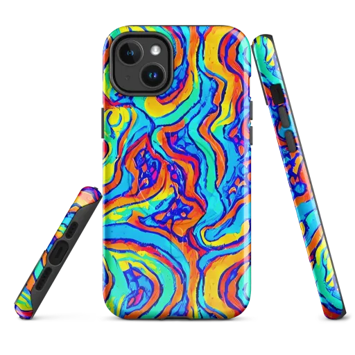 Tangerine Tempest on a MagSafe Tough Case for iPhone®