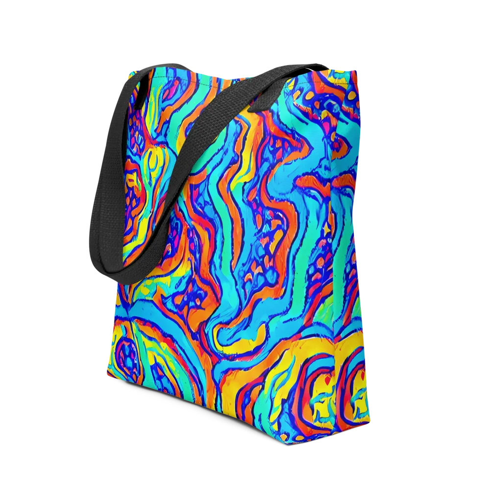 Tangerine Tempest on Tote Bag — Front
