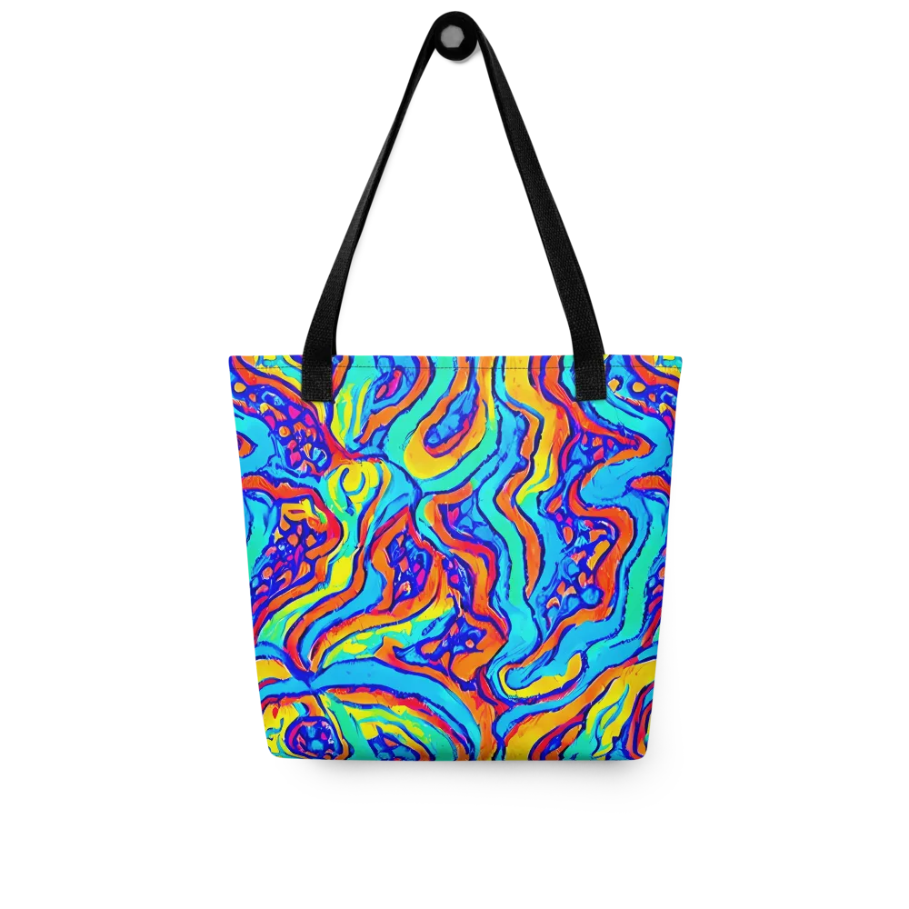 Tangerine Tempest on Tote Bag — Front