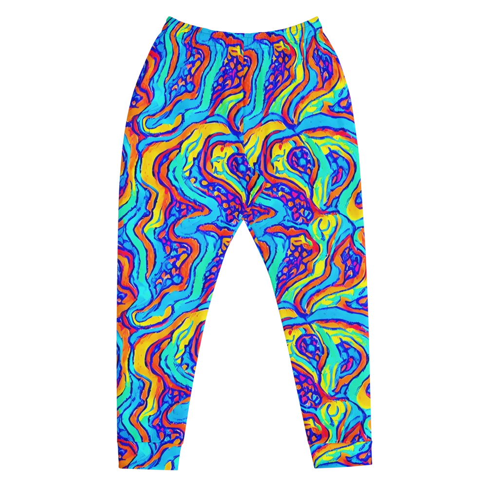 Tangerine Tempest on Men's Joggers — Front