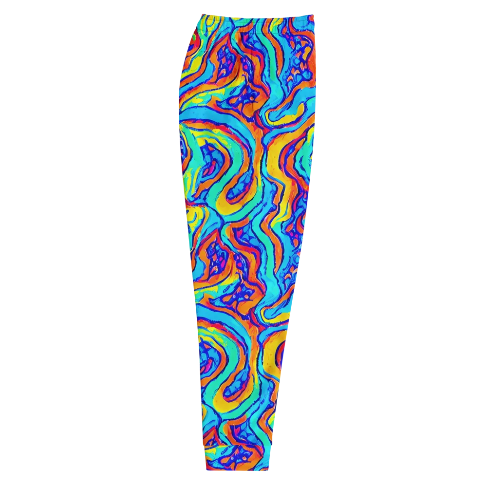 Tangerine Tempest on Men's Joggers — Right