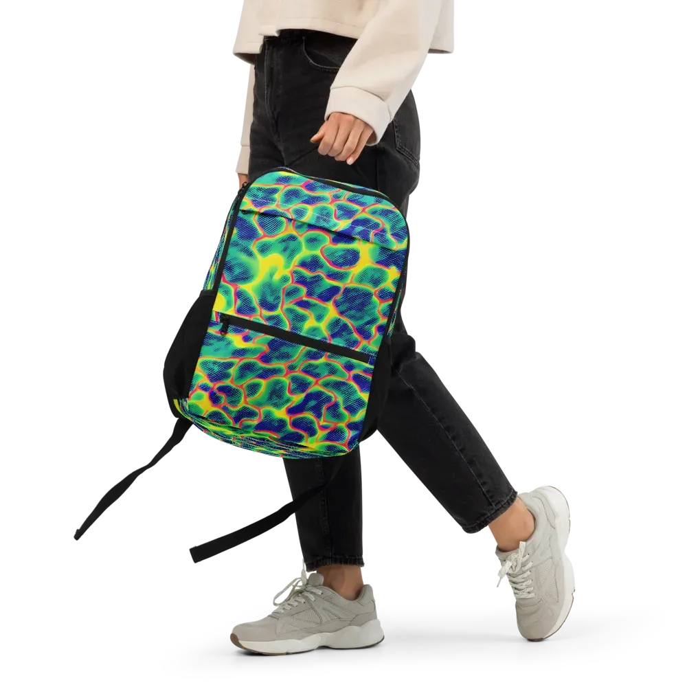 Luminous Mosaic on Utility Backpack — Front
