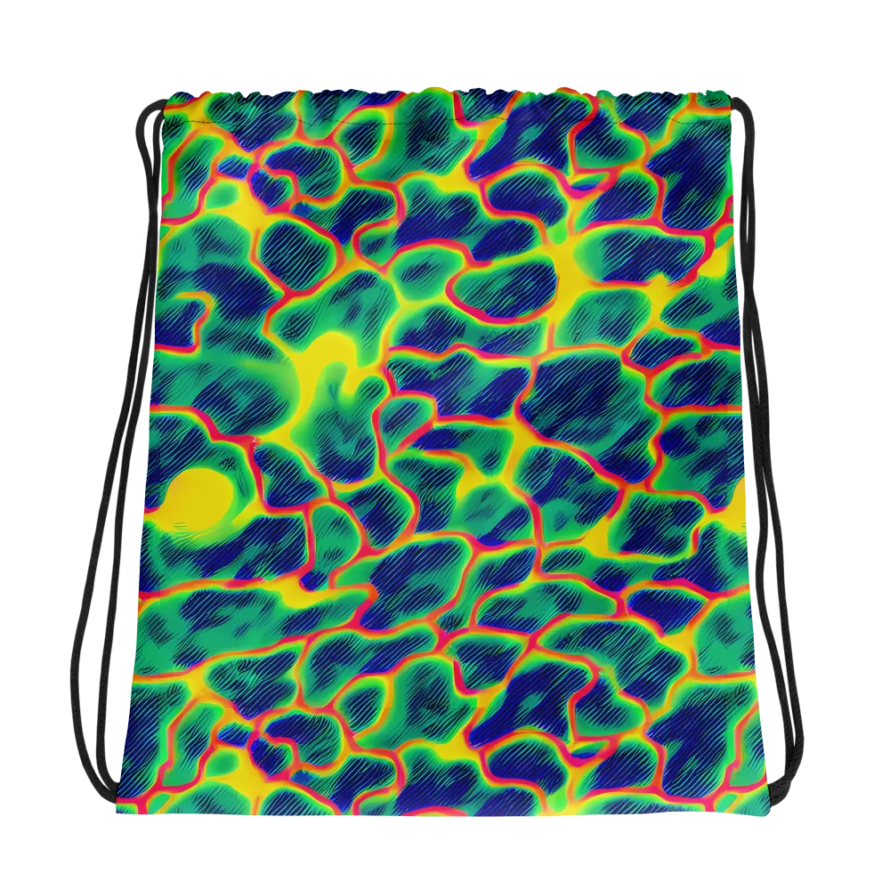 Luminous Mosaic on Drawstring Bag — Photo