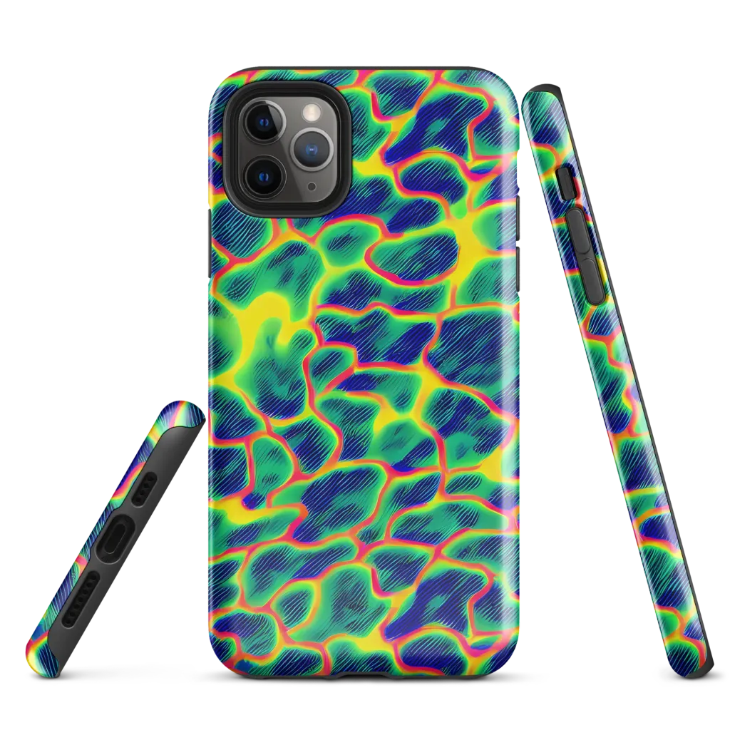 Luminous Mosaic on Tough Case for iPhone® — Front