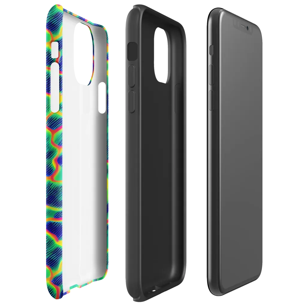 Luminous Mosaic on Tough Case for iPhone® — Right