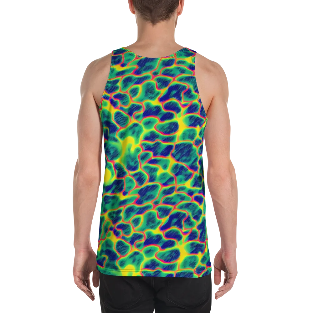 Luminous Mosaic on Men's Tank Top — Back