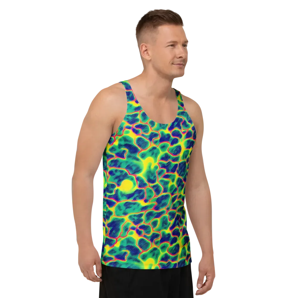 Luminous Mosaic on Men's Tank Top — Right Front