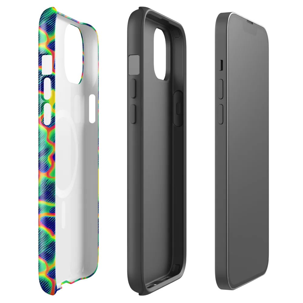 Luminous Mosaic on MagSafe Tough Case for iPhone® — Front
