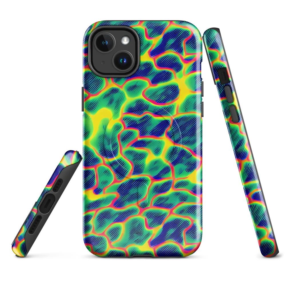 Luminous Mosaic on MagSafe Tough Case for iPhone® — Front