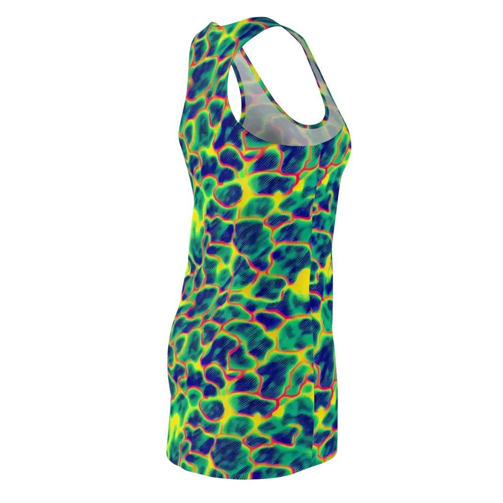 Luminous Mosaic on Racerback Dress — Back Side