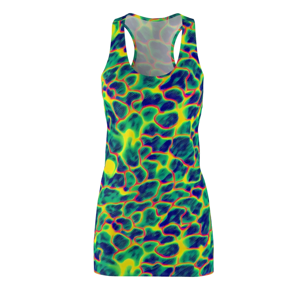 Luminous Mosaic on Racerback Dress — Front