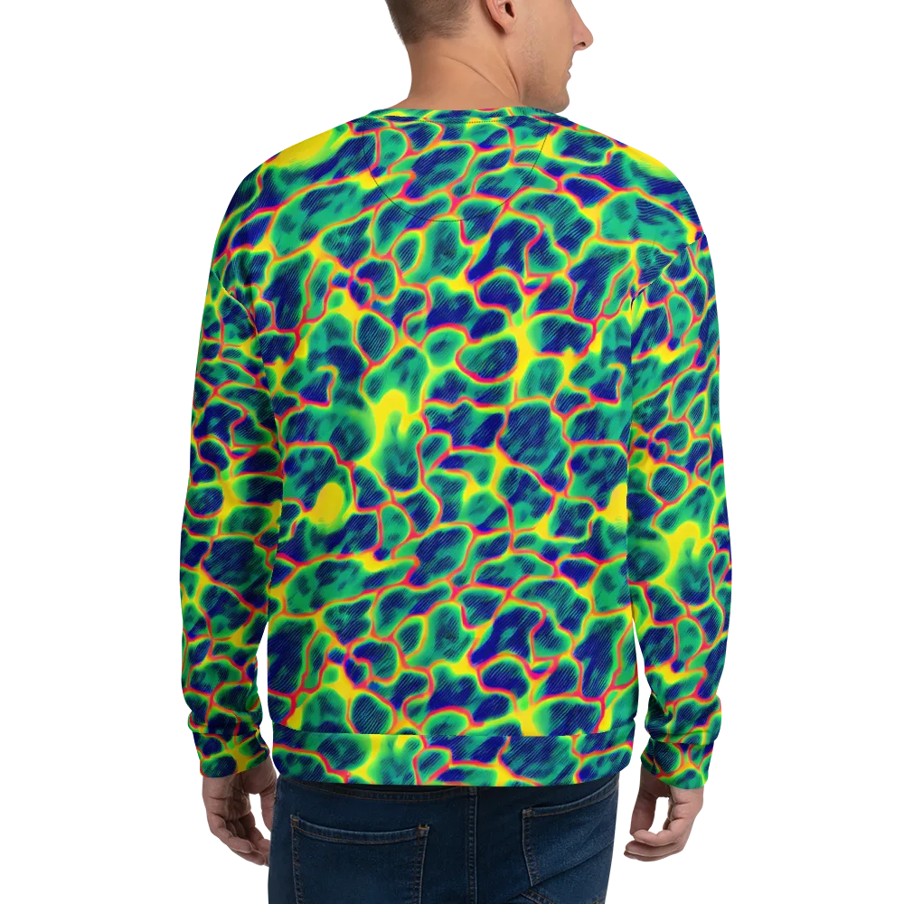 Luminous Mosaic on Sweatshirt — Back