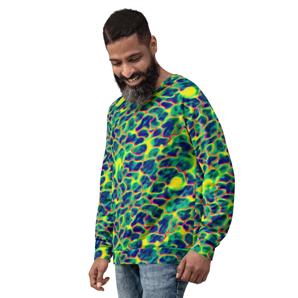 Luminous Mosaic on Sweatshirt — Left Front