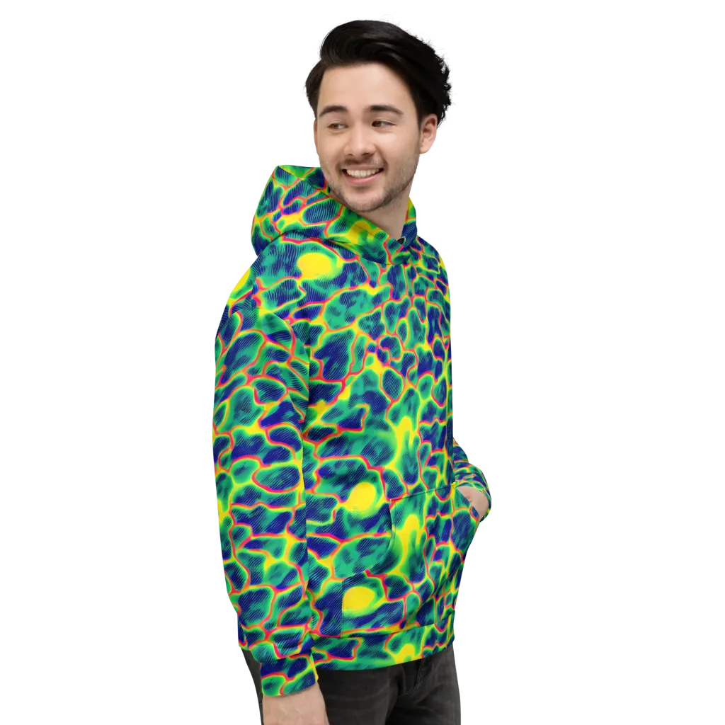 Luminous Mosaic on Hoodie — Right