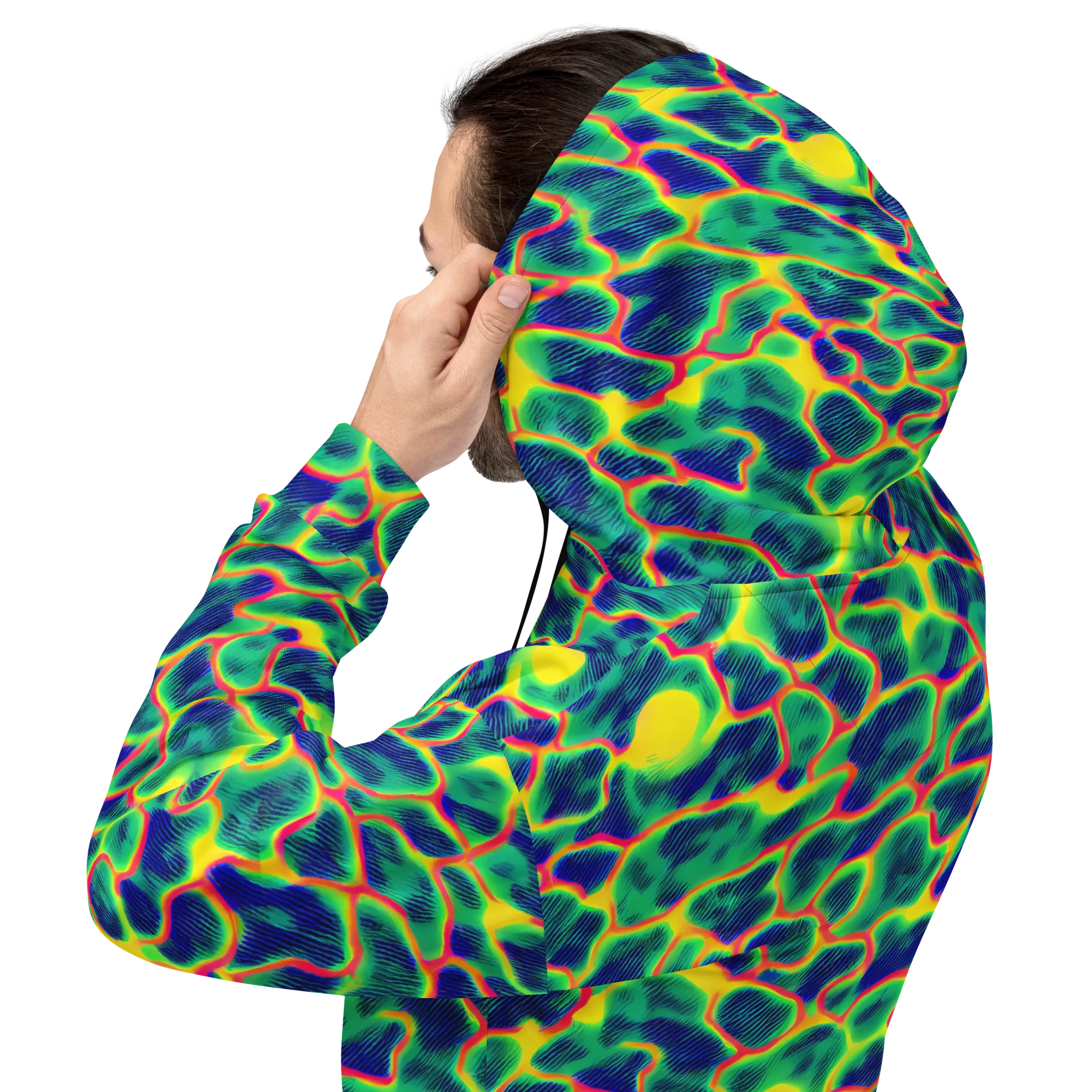Luminous Mosaic on Hoodie — Back