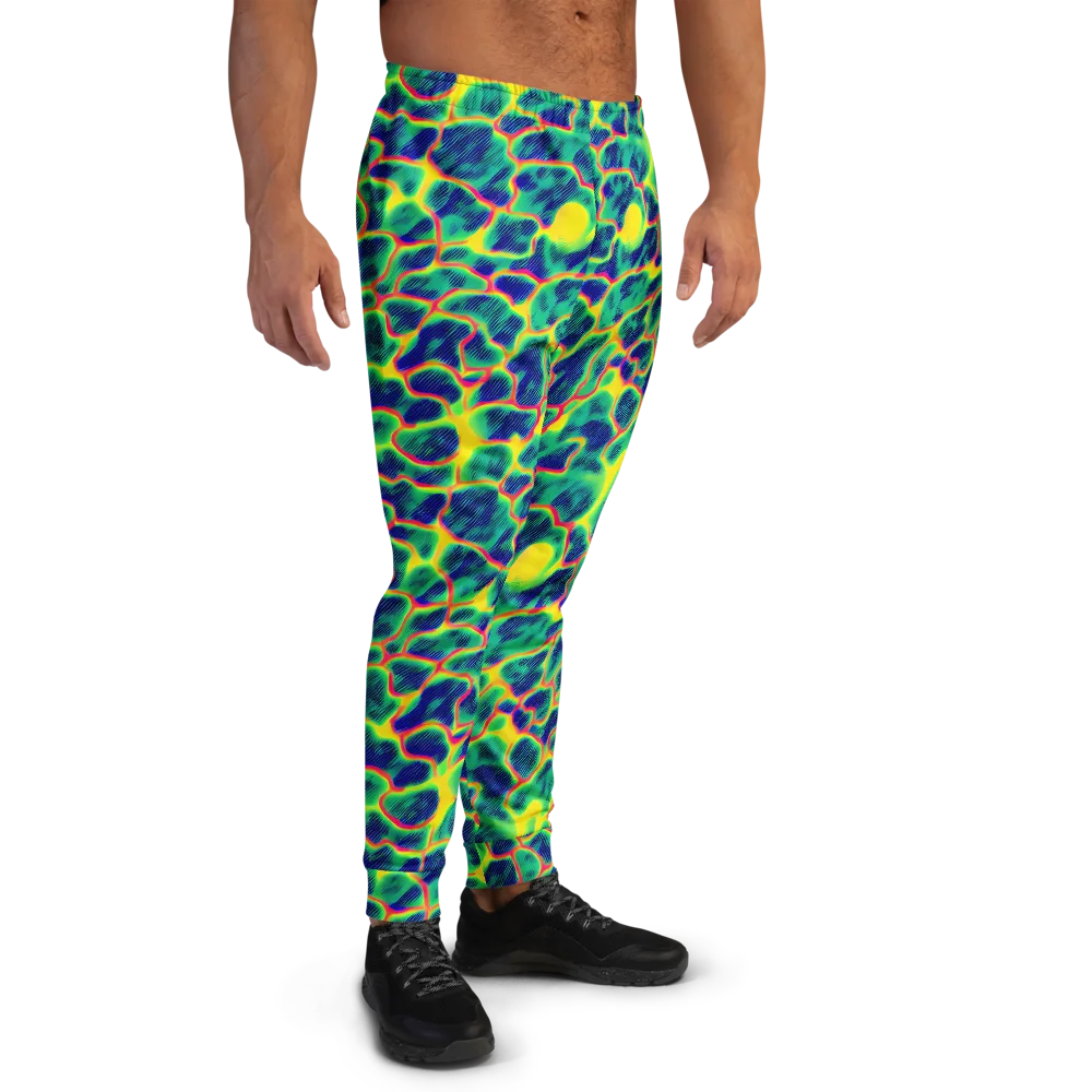 Luminous Mosaic on Men's Joggers — Right