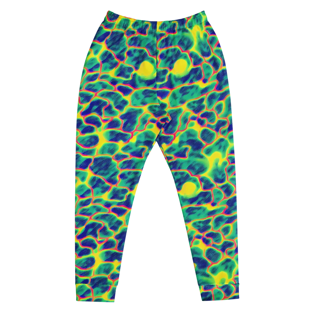 Luminous Mosaic on Men's Joggers — Front